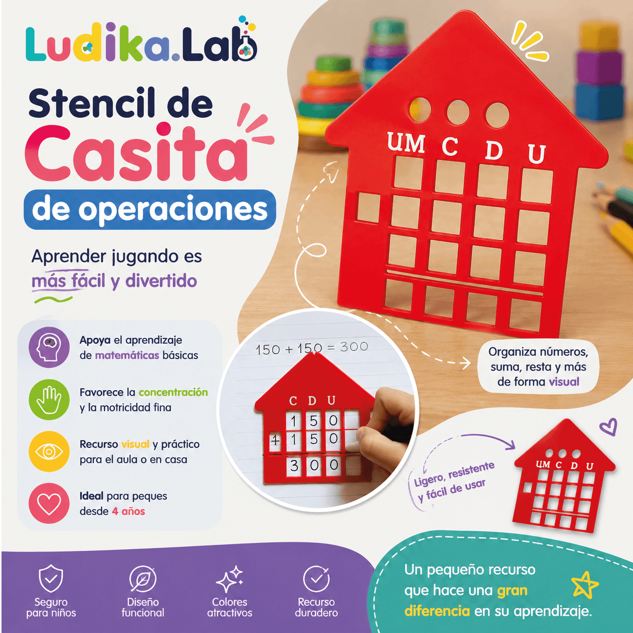 ESTENCIL CASITA DE OP. 4UN