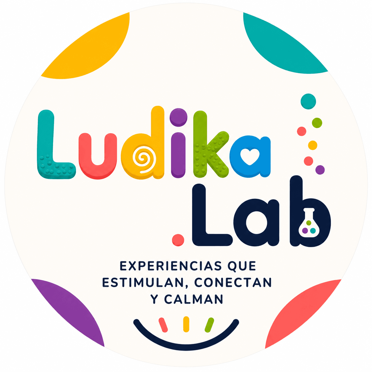 Logo circular de Ludika.Lab